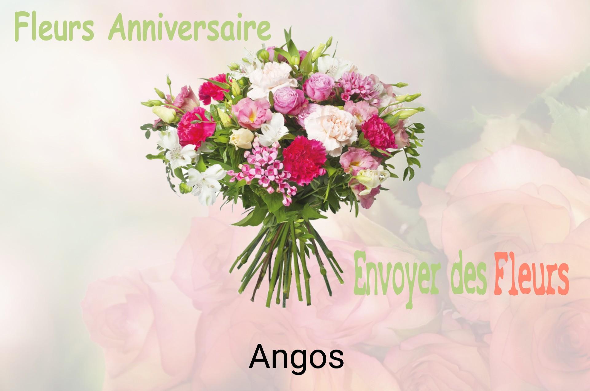 Bouquet de fleurs d’anniversaire livré à Angos